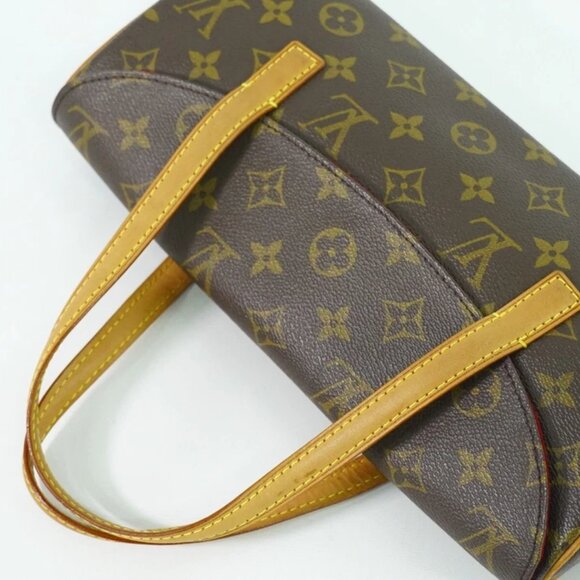 Louis Vuitton Sonatine Monogram Canvas Handbag Brown - Picture 3 of 10